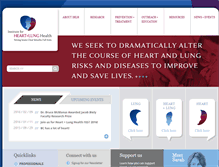 Tablet Screenshot of heartandlung.ca